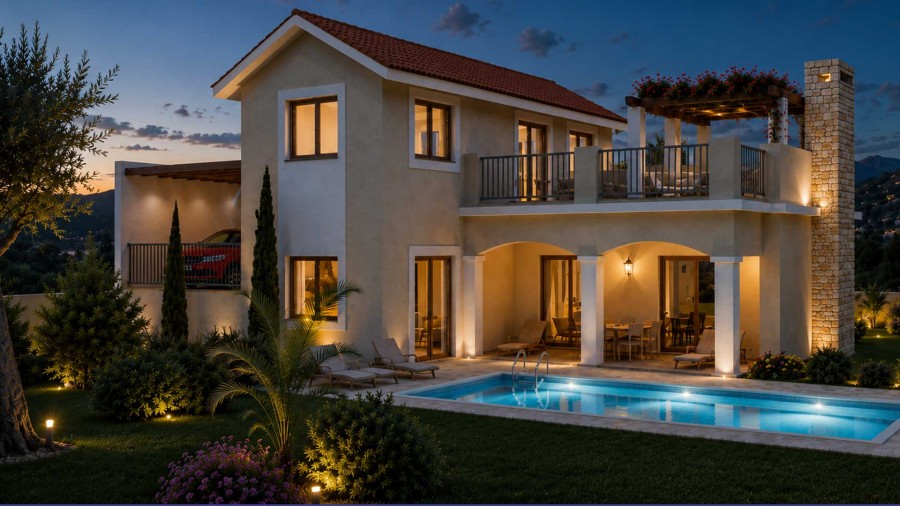 Detached Villa For Sale  in  Monagroulli