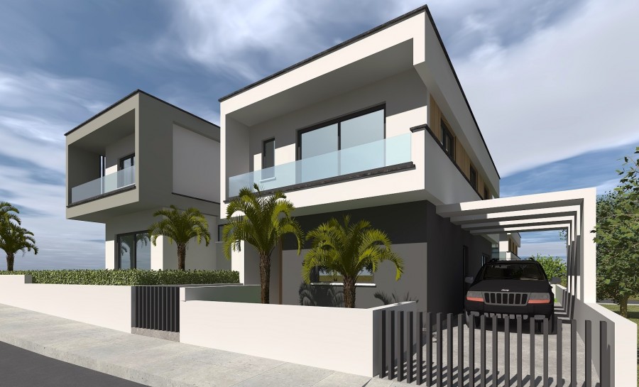 Semi Detached Villa  For Sale  in  Ypsonas