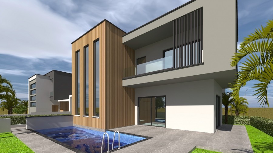 Semi Detached Villa  For Sale  in  Ypsonas